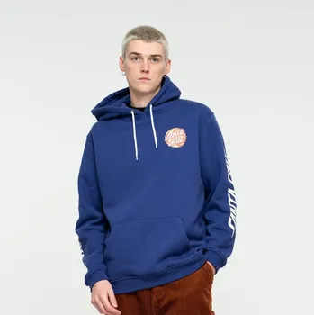 Pánská móda SANTA CRUZ mikina - Eclipse Dot Hood Navy Blue (NAVY BLUE) velikost: XL