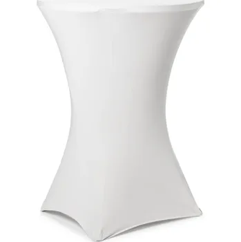 PartyDeco Elastický ubrus bílý, 80 x 110 cm