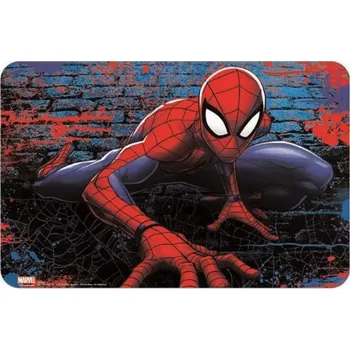 Talíř Arditex Dětská jídelní podložka SPIDERMAN na zdi 43x28
