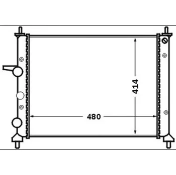 Chladič motoru Chladič, chlazení motoru MAHLE CR 1442 000S