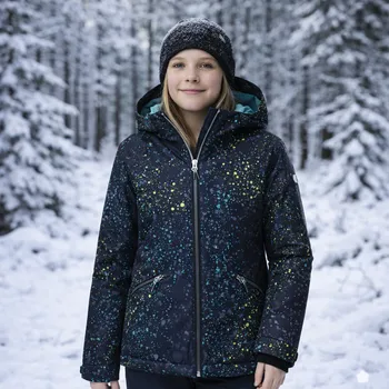 Dívčí zimní bunda Killtec 197 tmavě modrá 140