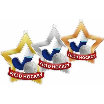 Poháry Bauer Akrylátová medaile MDASTARM11 | Pozemní hokej