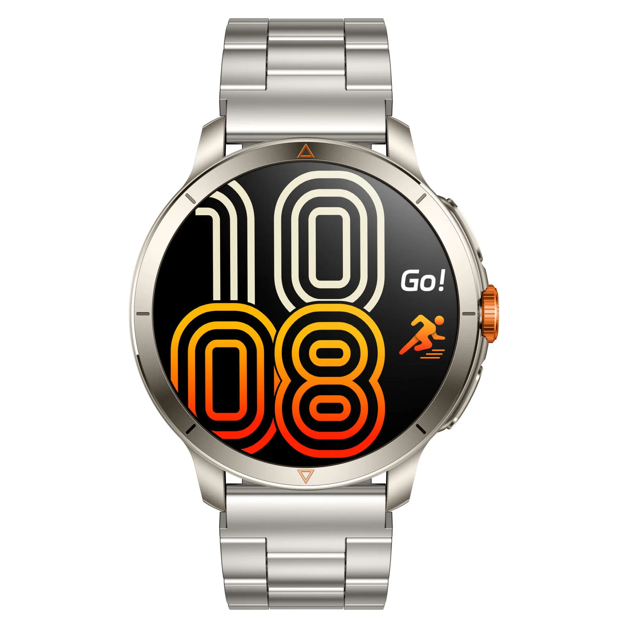 Fotografie 2 - Chytré hodinky Armodd Silentwatch 8 Pro GPS titanové/titanový kovový a silikonový řemínek