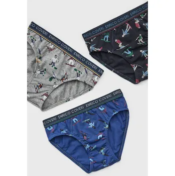 Pánská móda 3PACK Chlapecké bavlněné slipy Ski