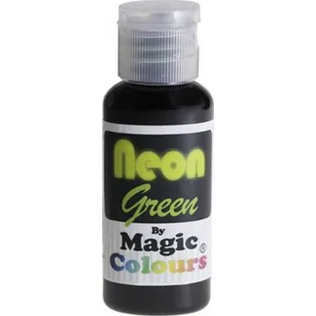 Potravinářské barvivo Neonová gelová barva 32g Green - Magic Colours