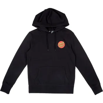 Pánská móda SANTA CRUZ mikina - Classic Dot Hood Black (BLACK)