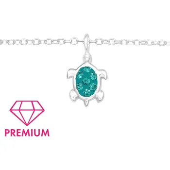 Náramek Stříbrný náramek Želva