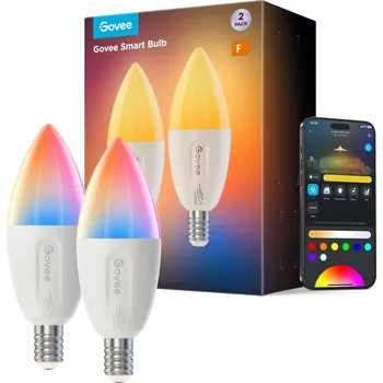 Žárovka Govee Smart žárovka RGBWW 5W-50W 450lm E14 Long Life 2ks Matter