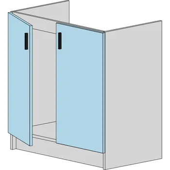 Kuchyňská skříňka Slevadoma Spodní skříňka T-80-NM | CARLINA Barva dvířek: wenge, Barva korpusu: dub tacho
