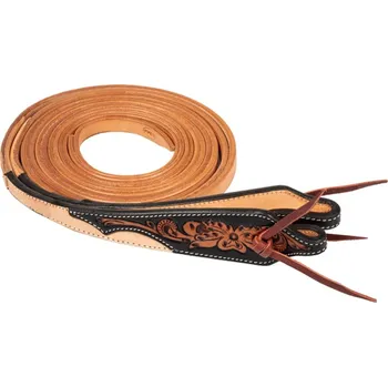 Otěže western Pool's Dark floral