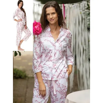 Dámské noční prádlo Pyžamo Key dlouhé LNS 969 Velikost: S, Vzor: 969