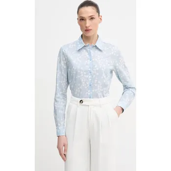 Pánská košile Košile United Colors of Benetton 5Q6SDQ0AY modrá 05X, vel. L