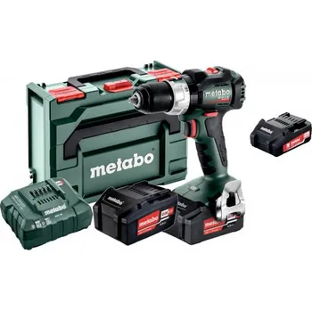 Sada nářadí METABO SB 18 LT BL 60/34Nm 2x4,0Ah METABOX + baterie 2,0Ah aku příklepová vrtačka PL2230032