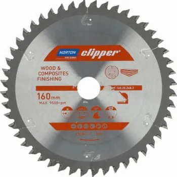 Vrták Norton Clipper NORTON KRUHOVÁ PILA 260mm x 30mm x 48z DŘEVO A KOMPOZITY ATB Neg (2,6 / 1,8) N70184608115