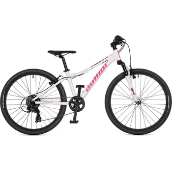 Dětské kolo Juniorské kolo AUTHOR A-Matrix 24 bílá-stříbrná-růžová