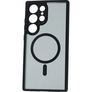 Pouzdro na mobilní telefon Zadní kryt Full Matte Mag Cover pro Samsung Galaxy S24 Ultra black