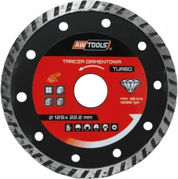 Řezný kotouč AWTools Turbo Diamond Disc 125 x 22,2 mm (AW47125)