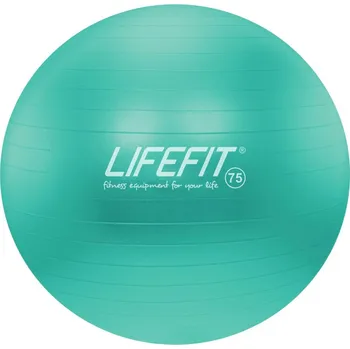 Gymnastický míč Gymnastický míč LIFEFIT® ANTI-BURST 75 cm, tyrkysový