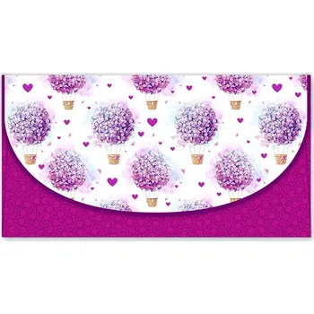 Obálka Svatební obálka na peníze a poukázky Hortenzie