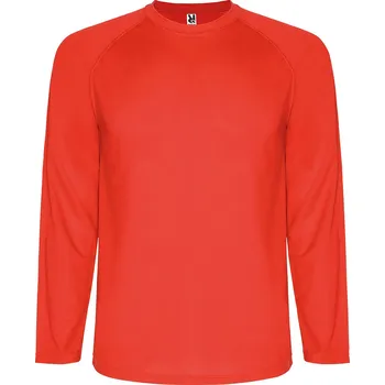 Pánské tričko Roly Dětské tričko Montecarlo s dlouhým rukávem Barva: červená (60), Velikost: 8