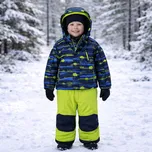 Dětská lyžařská kombinéza 3 v 1 Killtec 5 tmavě modrá/limetková 86-92