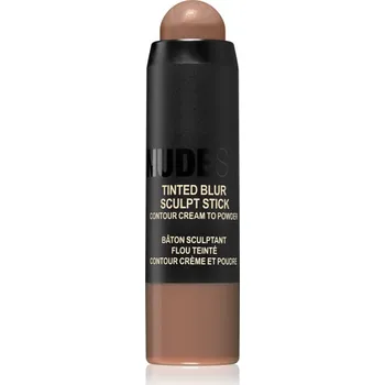 Přípravek na tvář Nudestix Tinted Blur Sculpt Stick konturovací tyčinka odstín Nude Neutral Medium 6,2 g