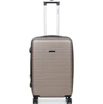 Worldline 627 Střední cestovní kufr na kolečkách, skořepinový 70 l zlatá/champagne