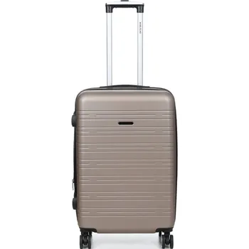 Worldline 627 Střední cestovní kufr na kolečkách, skořepinový 70 l zlatá/champagne