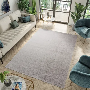 Koberec Moderní koberec SOHO - světle šedý Rozměr koberce: 100x100 cm