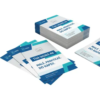 Tisk letáků A6 – kapesní reklamní letáky TAEDA Počet ks: 250, Formát tiskovin: A6, Materiál: papír 90g ofset pro rychlou reklamu