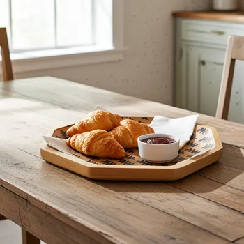 Servírovací Podnos Talíř / Mangové Dřevo 26cm