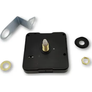 Tichý hodinový strojek s příslušenstvím - závit 10 mm