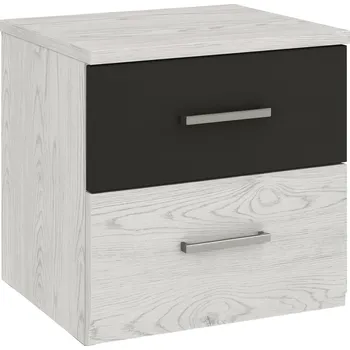 Noční stolek VerDesign LILIAN NEW noční stolek, antracit/light artwood