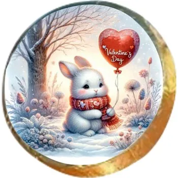 Čokoláda Pepeho Čokoláda ZAJDA S BALÓNKEM tolar (MINCE) 17g Vídeňský dortím mini - RAKOUSKO