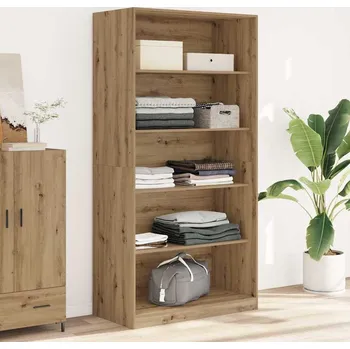 Šatní skříň vidaXL Šatní skříň 100 x 50 x 200 cm dřevotříska [3307735] Barva: šedá sonoma