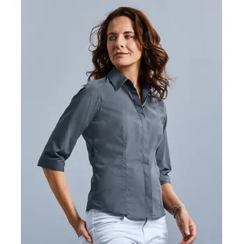 Dámská košile Košile dámská popelínová s 3/4 rukávem 926F 65% polyester, 35% bavlna