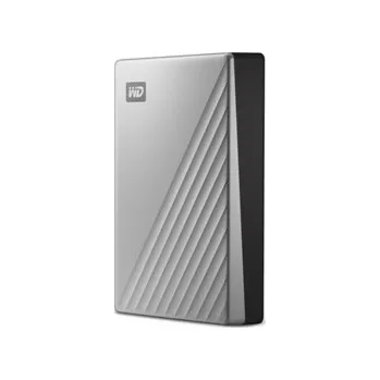 Externí pevný disk WD My Passport Ultra for Mac WDBGKC0060BSL - Pevný disk - šifrovaný - 6 TB - externí (přenosný) - USB 3.2 Gen 1 (USB-C konektor) - AES 256 bitů - stříbrná