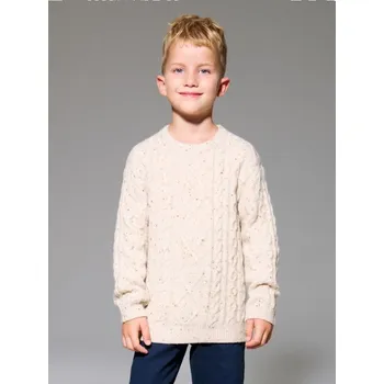 Chlapecká mikina Sinsay - Svetr z&nbsp;dekorativního úpletu - béžová - ZN541-80X - ZN541-80X-134