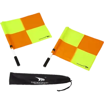 Fotbalová tréninková pomůcka Rozhodcovské praporky Yakimasport komplet 2 ks