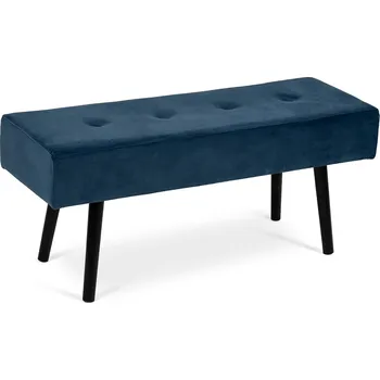 Taburet Vikio Lavice čalouněná 100x43x34 modrá HBK109M