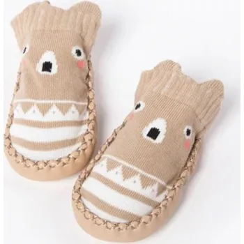 Dívčí bačkory Dětské capáčky A12 khaki 18-24 měsíců