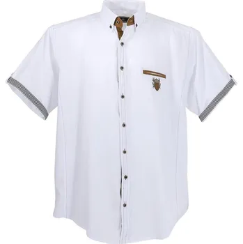 Pánská košile LAVECCHIA košile pánská 1128 nadměrná velikost bílá 5XL