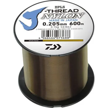Vlasec Daiwa J-Thread Khaki Gold 0,405mm 12,5kg 600m
