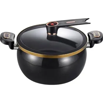 Vaření Velký keramický smaltovaný hrnec s mikrotlakem 50538