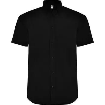 Pánská košile Roly Pánská košile s krátkým rukávem Aifos Barva: černá (02), Velikost: S