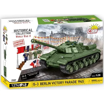Stavebnice COBI Ruský těžký tank IS-3 Berlin Victory Parade 1945 COBI 2589 - Limited Edition WW II 1:28
