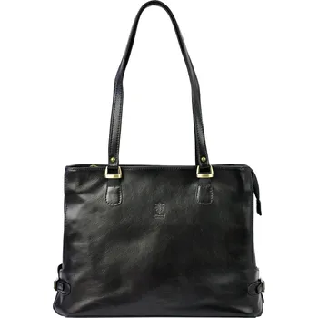 Kabelka Kožená kabelka přes rameno Florence 14 černá