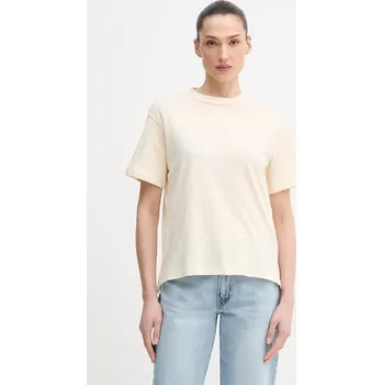 Bavlněné tričko United Colors of Benetton 3BVXD10BY béžová 01X, vel. XL