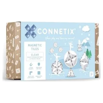 ostatní stavebnice Connetix Magnetická stavebnice - Clear Shape Expansion Pack, 24 ks