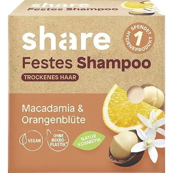 Šampon SHARE Macadamia & Orange Blossom 60 g